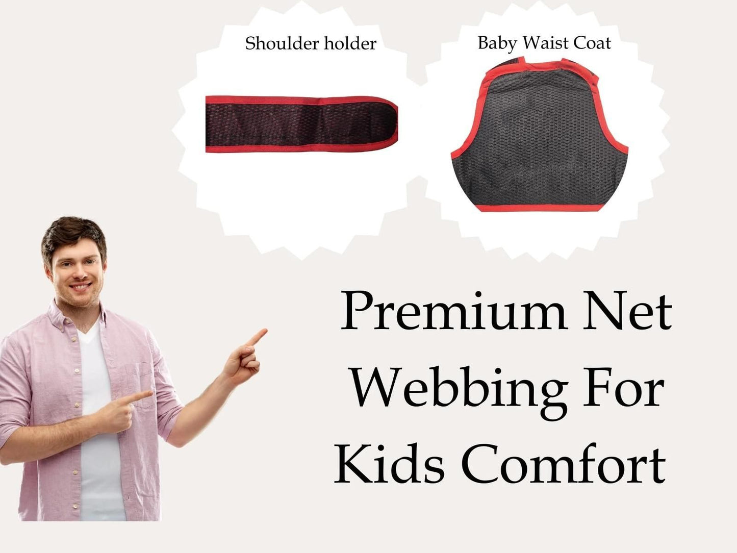 Motorcycle Safety Belt for Kids